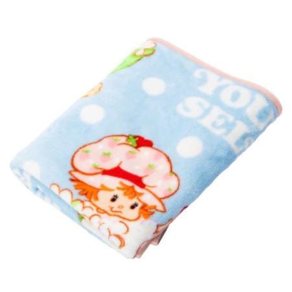 Strawberry Shortcake Throw Travel Blanket Soft Touch Treat Yourself 40inx50in ne